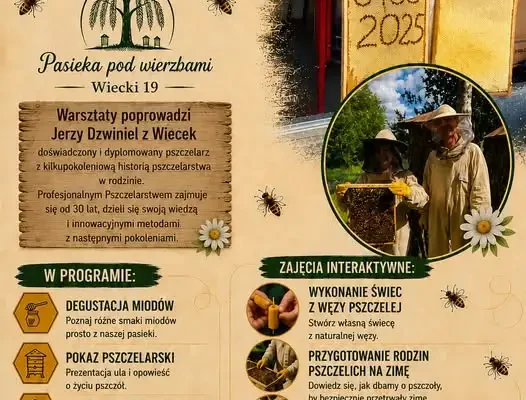 Warsztaty pszczelarskie na Dożynkach Gminnych w Budrach – 13 września
