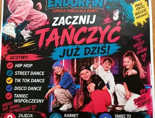 Szkoła tańca dla dzieci zaprasza na zajęcia – street dance, tiktok dance i inne style