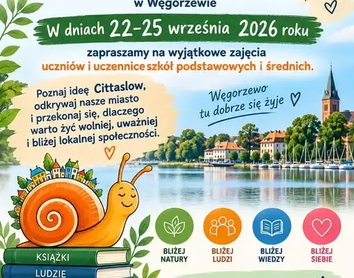 Tydzień Cittaslow w Węgorzewie: biblioteka zaprasza na zajęcia o idei slow life