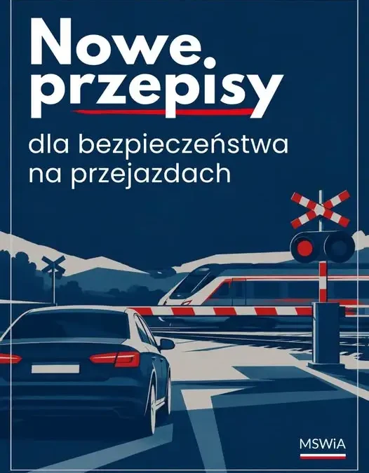 Nowe przepisy na przejazdach kolejowych: prawo jazdy może zostać zatrzymane na miejscu
