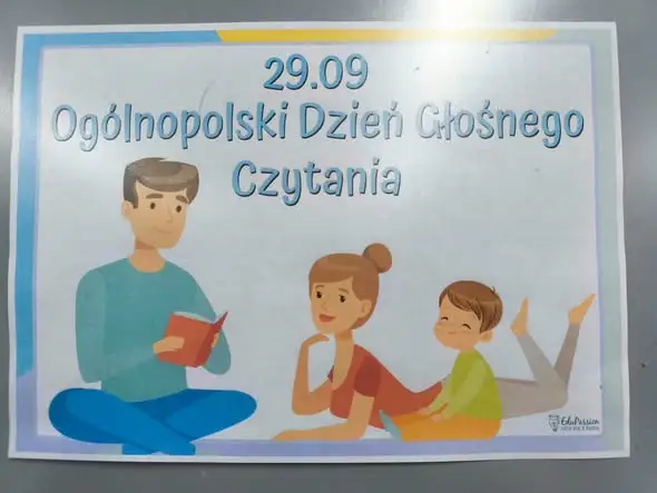 Ogólnopolski Dzień Głośnego Czytania w oddziale przedszkolnym