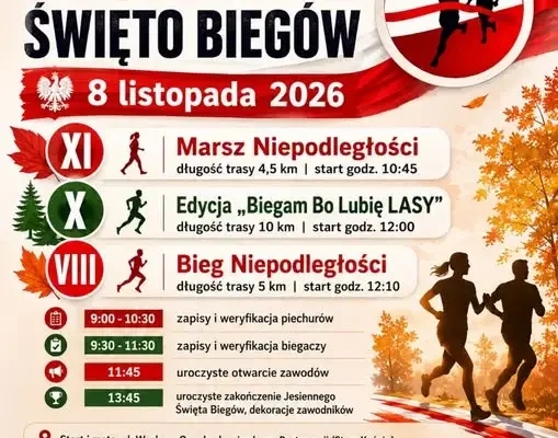 VIII Bieg Niepodległości w Ogonkach – zapisy trwają, zostało 21 dni