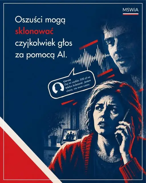 Oszustwa telefoniczne z użyciem AI. Jak nie dać się nabrać na „głos znajomego”?