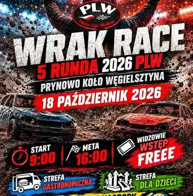 5. runda Polskiej Ligi Wraków w Prynowie – widowiskowe wyścigi już 18 października