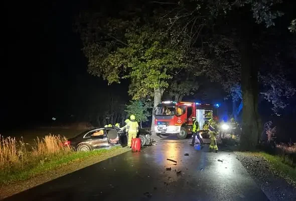 Niebezpieczny weekend na drogach powiatu węgorzewskiego. Pijany kierowca, zakaz sądowy i potrącenia