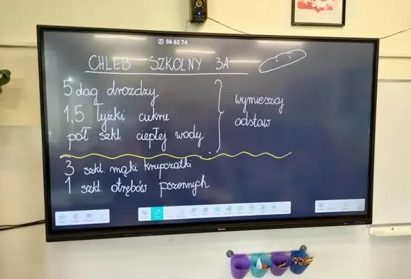 Warsztaty piekarnicze w klasie 3a – uczniowie upiekli własny chleb