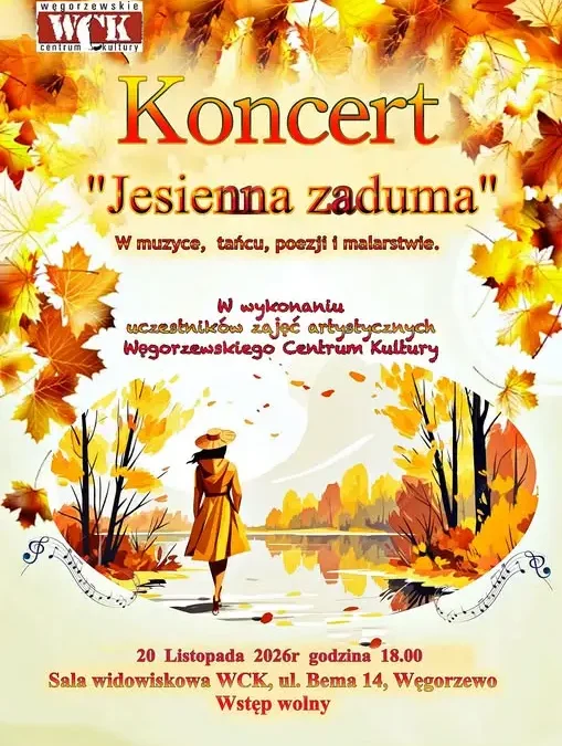 Jesienna Zaduma w Węgorzewie – wieczór tańca, muzyki, poezji i malarstwa