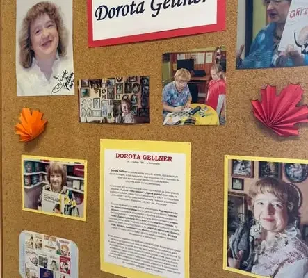 Uczniowie klasy 2c odkrywali twórczość Doroty Gellner w węgorzewskiej bibliotece