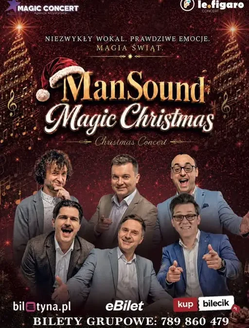 ManSound Magic Christmas – świąteczne widowisko a cappella w WCK